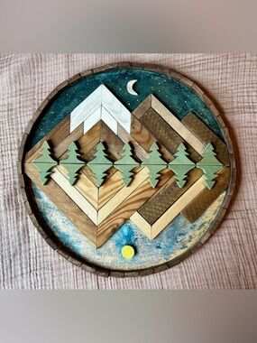 Natural Wood Scenic Art, Handmade in North Carolina
